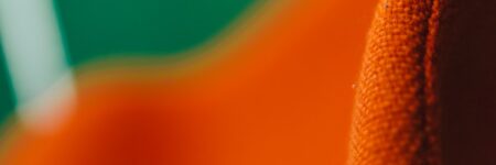 orange and green abstract illustration